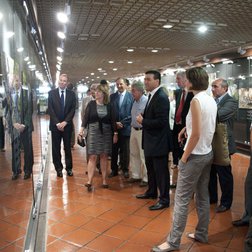 Inauguration de l'exposition "Taxon" à Monaco en présence des représentants de la Fondation Albert II et du gouvernement princier (FAII)