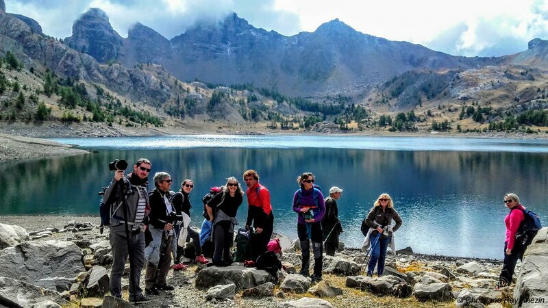 Participants à une activité organisée par l'Association Mercantour Ecotourisme. Archives PNM.