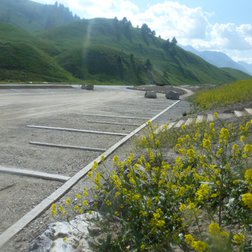 Requalification et valorisation du site transfrontalier du col de Larche / Maddalena : travaux du parking (PNAM) 