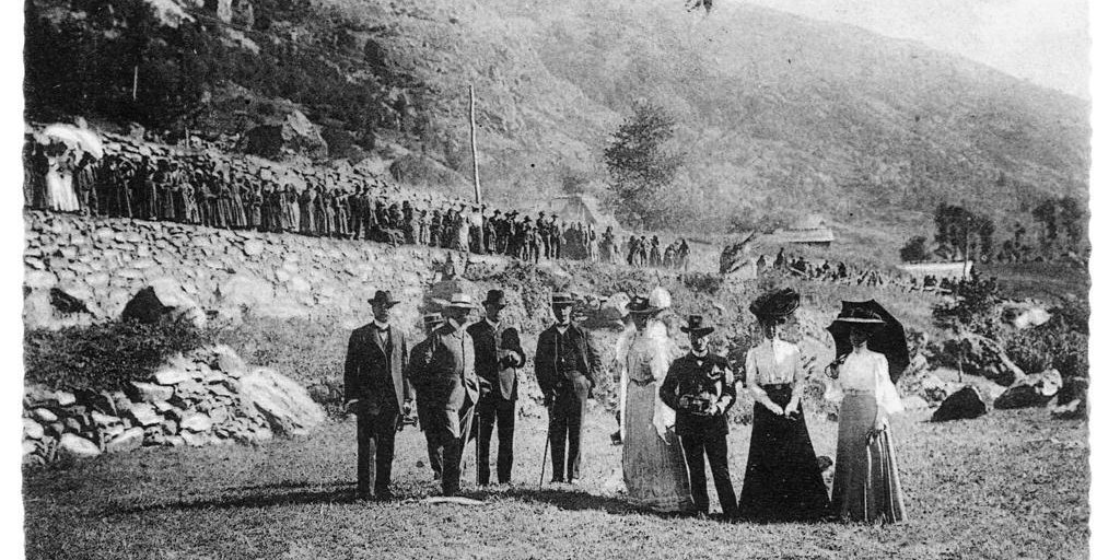 Victor Emmanuel III et Elena di Montenegro, l'ultime coupe royal à avoir séjourné en Vallée Gesso (© Archivio PNAM)